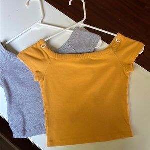 ZARA CROP TOPS